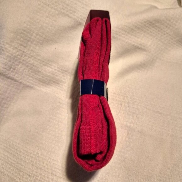 Tooby Doo girls footless sweater tights leggings red NEW - Picture 3 of 5